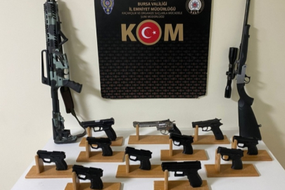 Bursa'da yasa dışı silah ticareti iddiasıyla 1 kişi tutuklandı