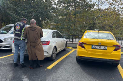 İstanbul Başakşehir'de sürücüyü tehdit eden taksici yakalandı