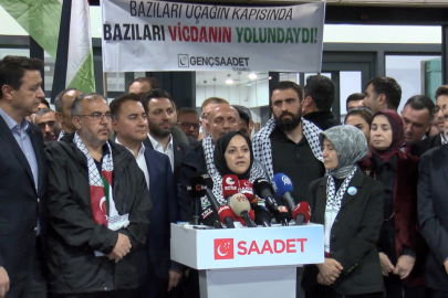 Özgürlük Filosu'nda alıkonulan Saadet Partisi Bursa Milletvekili ve 2 milletvekili İstanbul'a geldi!