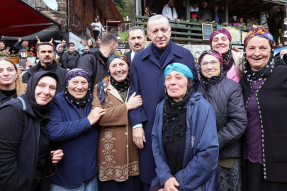 Cumhurbaşkanı Erdoğan Rize'de