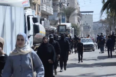 Filistin polisi Gazze’de yeniden görev başında