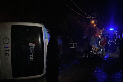 Kastamonu'da tur midibüsü devrildi