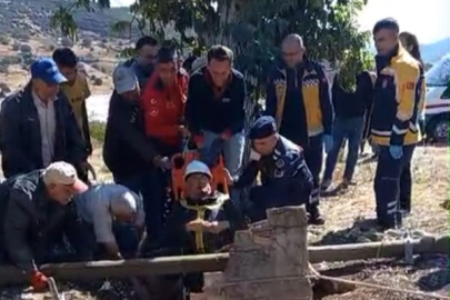Burdur’da kuyuya düşen vatandaş ekipler tarafından kurtarıldı