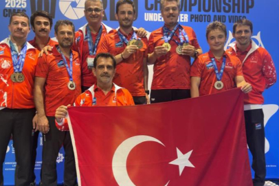 Sualtı Görüntüleme Milli Takımı, bu yıl da dünya şampiyonu oldu
