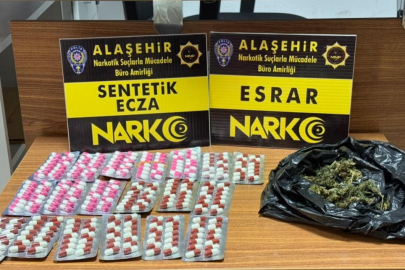 Manisa Alaşehir emniyeti uyuşturucuya geçit vermedi