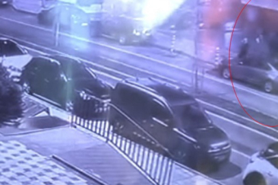 Tekirdağ’da alkollü şahsın arkadaşına silahlı saldırı anı kamerada