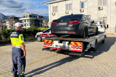 Antalya'da drift atan sürücüye 92 bin 784 lira ceza