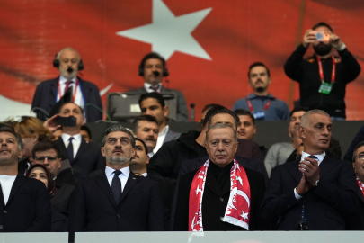 Cumhurbaşkanı Erdoğan, Türkiye - Gürcistan maçında