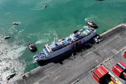 İyilik Gemisi Gazze için yola çıktı