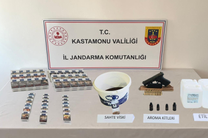 Kastamonu’da sahte alkol operasyonu: 6 kişi gözaltına alındı