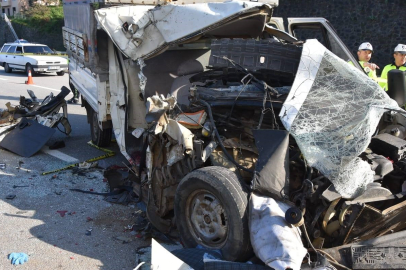 Giresun'da trafik kazası: 1 ölü, 2 yaralı