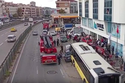 İETT otobüsü durağa girdi: Çok sayıda yaralı var