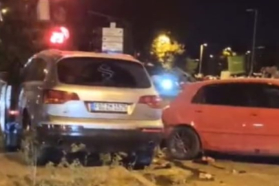 Malatya'da 7 kişinin yaralandığı kaza saniye saniye kamerada