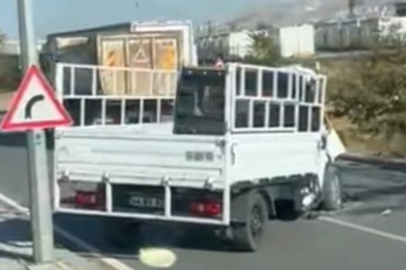 Malatya'da hafriyat kamyonu ile kamyonet çarpıştı: 1 ölü