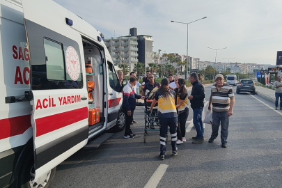 Aydın'da motosikletin çarptığı kadın ağır yaralandı