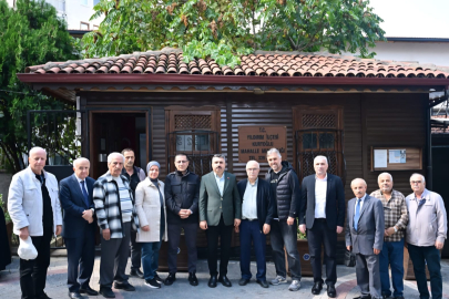 Bursa Yıldırım Belediye Başkanı'ndan Kurtoğlu muhtarlığına ziyaret