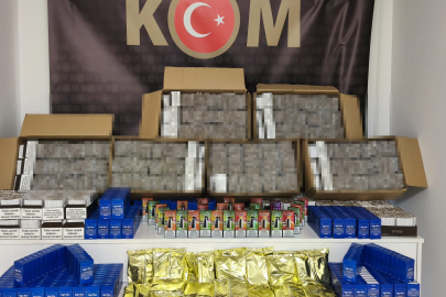 Kocaeli'de 68 bin adet doldurulmuş makaron ele geçirildi