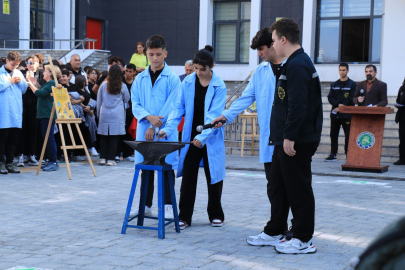 Bursa'da öğrencilerden anlamlı tören: Ahilik ruhu yaşatıldı
