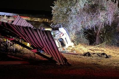 Kayseri'de takla atan otomobil şarampole yuvarlandı: 1 ölü, 2 yaralı