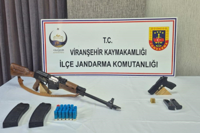 Şanlıurfa’da ruhsatsız silah operasyonu: 1 gözaltı