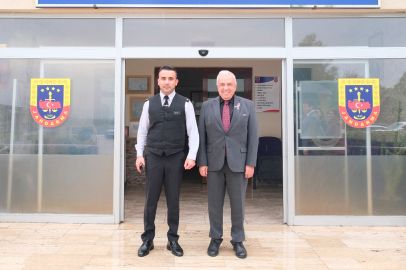 Başkan Şadi Özdemir’den Üsteğmen Önderışık’a hayırlı olsun ziyareti