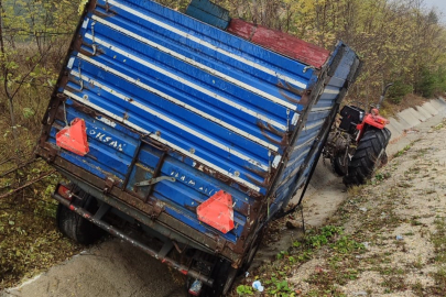 Kastamonu'da yoldan çıkan traktörden düşen sürücü hayatını kaybetti