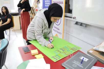 Bursa'da kadına şiddet konusunda farkındalık eğitimi