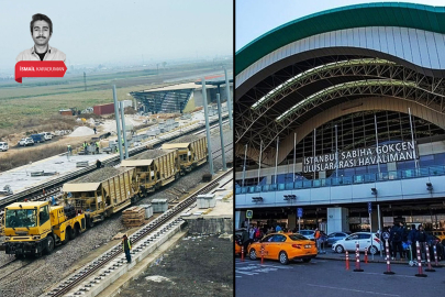 Bursa'dan Sabiha Gökçen'e gitmeye son! Havalimanı istasyonu inşaatında hummalı çalışma...