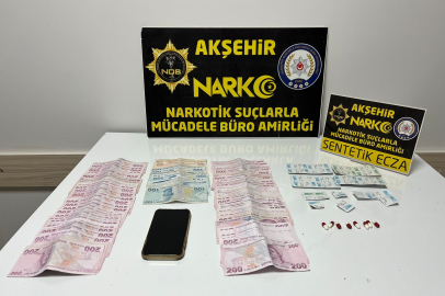 Konya Akşehir’de polisten uyuşturucu operasyonu: 1 gözaltı