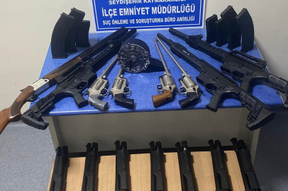 Konya Seydişehir’de usülsüz üretim tüfek sevkiyatına darbe