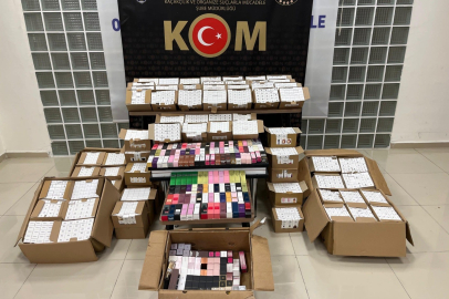 Manisa Turgutlu’da kaçak parfüm sevkiyatı polisin dikkatiyle engellendi