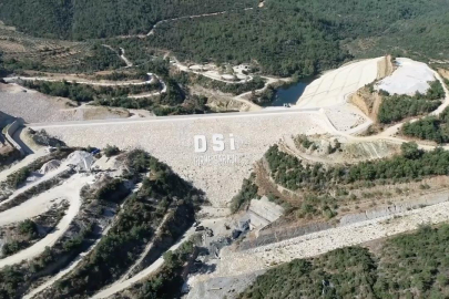 Girme Barajı'nda su tutulmaya başlandı