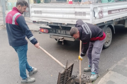 Bursa İnegöl Belediyesi’nden rögar temizliklerine destek