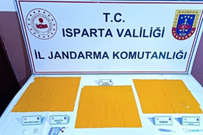 Isparta’da jandarmadan uyuşturucu operasyonu: 4 şüpheli tutuklandı