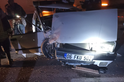 Ankara Akyurt'ta trafik kazası: 2 kişi yaralandı