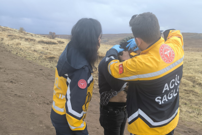 Yanına yıldırım düşen şahıs yaralandı