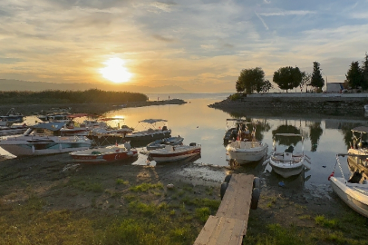 Bursa'nın incisi İznik Gölü kritik düzeyin altına düştü! Tam 350 metre...