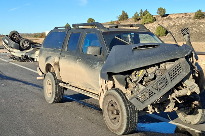 Kütahya Hisarcık'ta trafik kazası: 4 yaralı