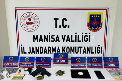 Manisa Salihli’de uyuşturucu operasyonu