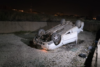 Kırıkkale'de otomobil takla attı: 1 yaralı