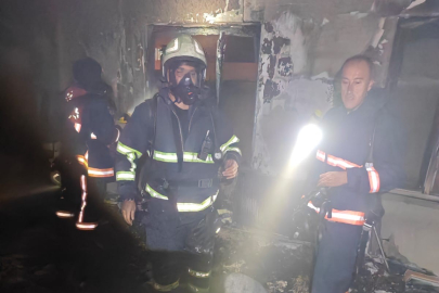 Mardin’de bina yangını: 2 kişi dumandan etkilendi