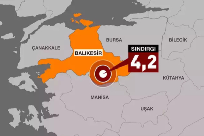Balıkesir Sındırgı'da 4.2 büyüklüğünde deprem!