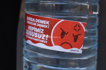 Bursa Gürsu’da Başkan Işık Evliya Çelebi oldu su dağıttı