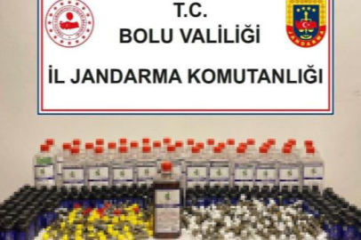 Bolu'da kaçak içki operasyonu: Piyasa değeri 42 bin lira