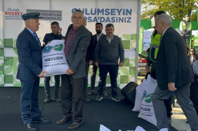 Bursa Büyükşehir'den çiftçilere 47 ton buğday tohumu desteği