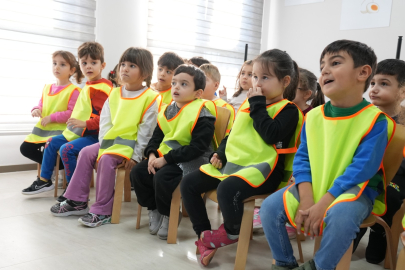 Bursa Osmangazi kreşlerinde miniklere iş güvenliği eğitimi