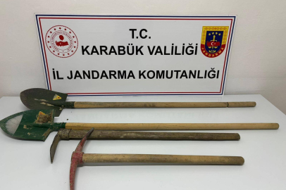 Karabük'te izinsiz kazı yapan 3 kişi suçüstü yakalandı