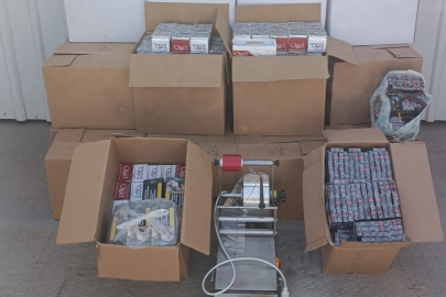 260 bin dolu makaron ele geçirildi