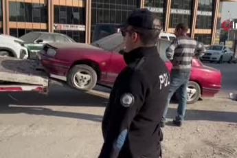 Ankara’da metruk araç temizliği yapıldı