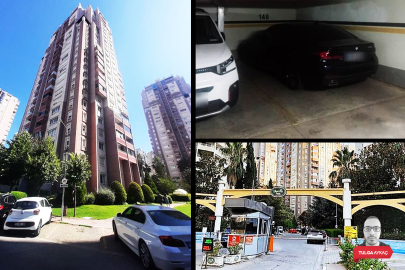 Bursa'da yok artık dedirten haciz! Lüks sitedeki otopark alanı icralık oldu